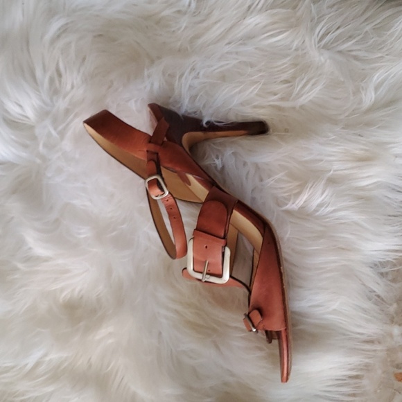 Cole haan brown open toe leather sandals Size 9B - Picture 2 of 16